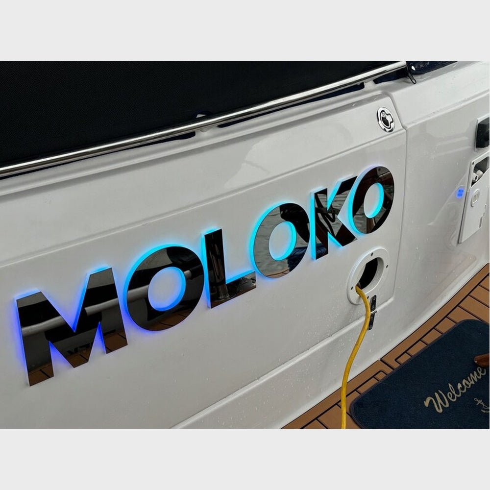 Moloko 3D Backlit Channel Letters Led Light Sign - Shineneon