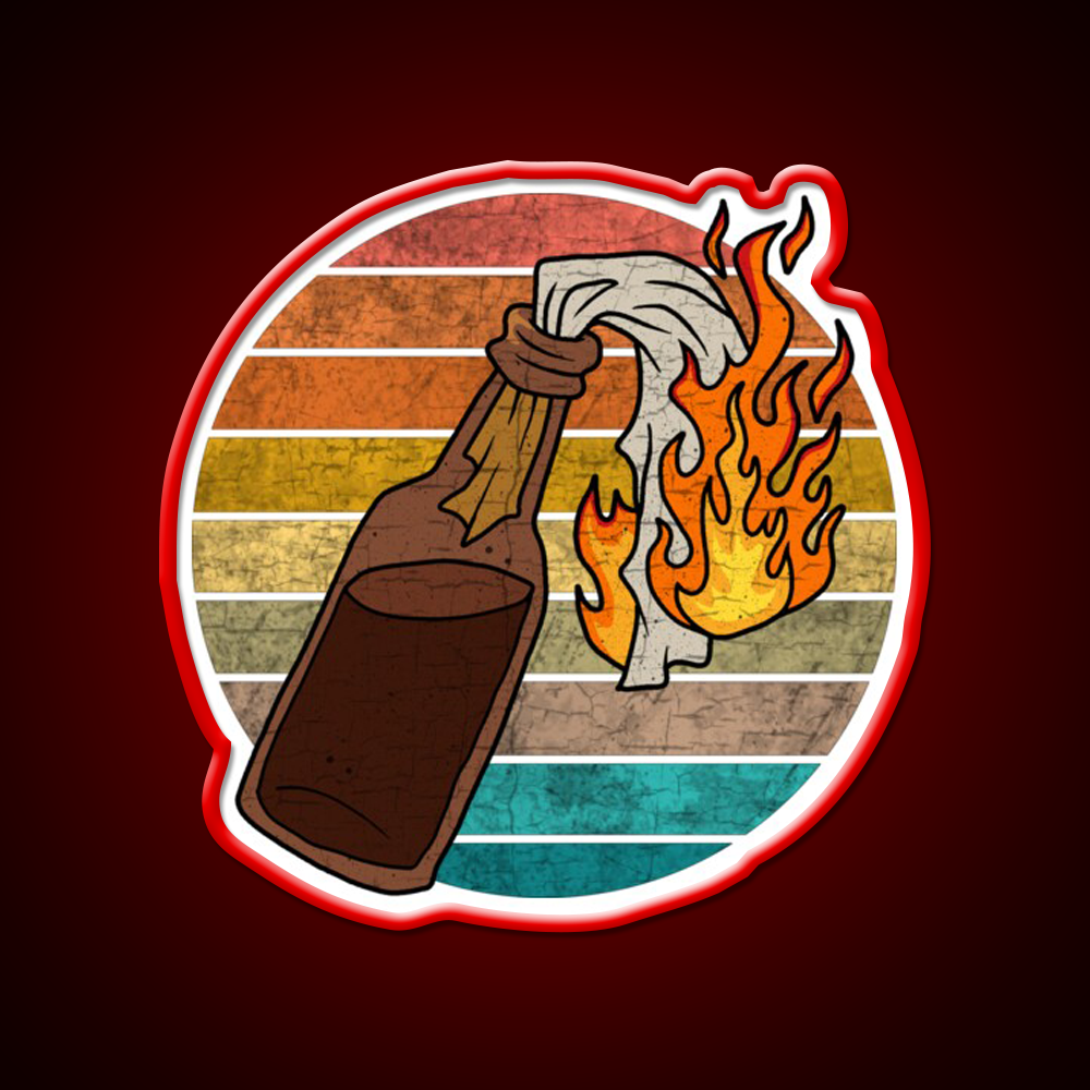 Molotov Cocktail Bar Decor Led Neon Sign For Home Bar Decor Rgb Color - LED neon sign view 10
