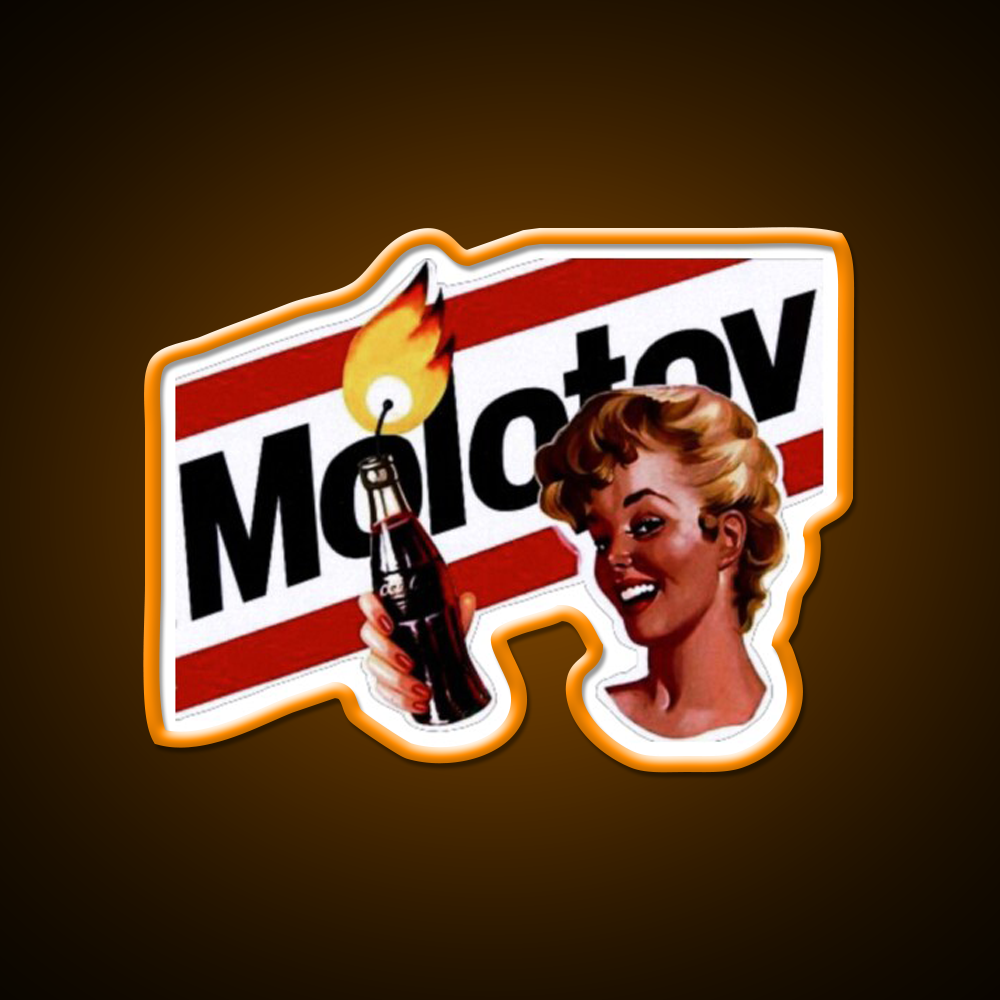 Molotov Cocktail Bar Decor Led Neon Sign Rgb Color - LED neon sign view 6