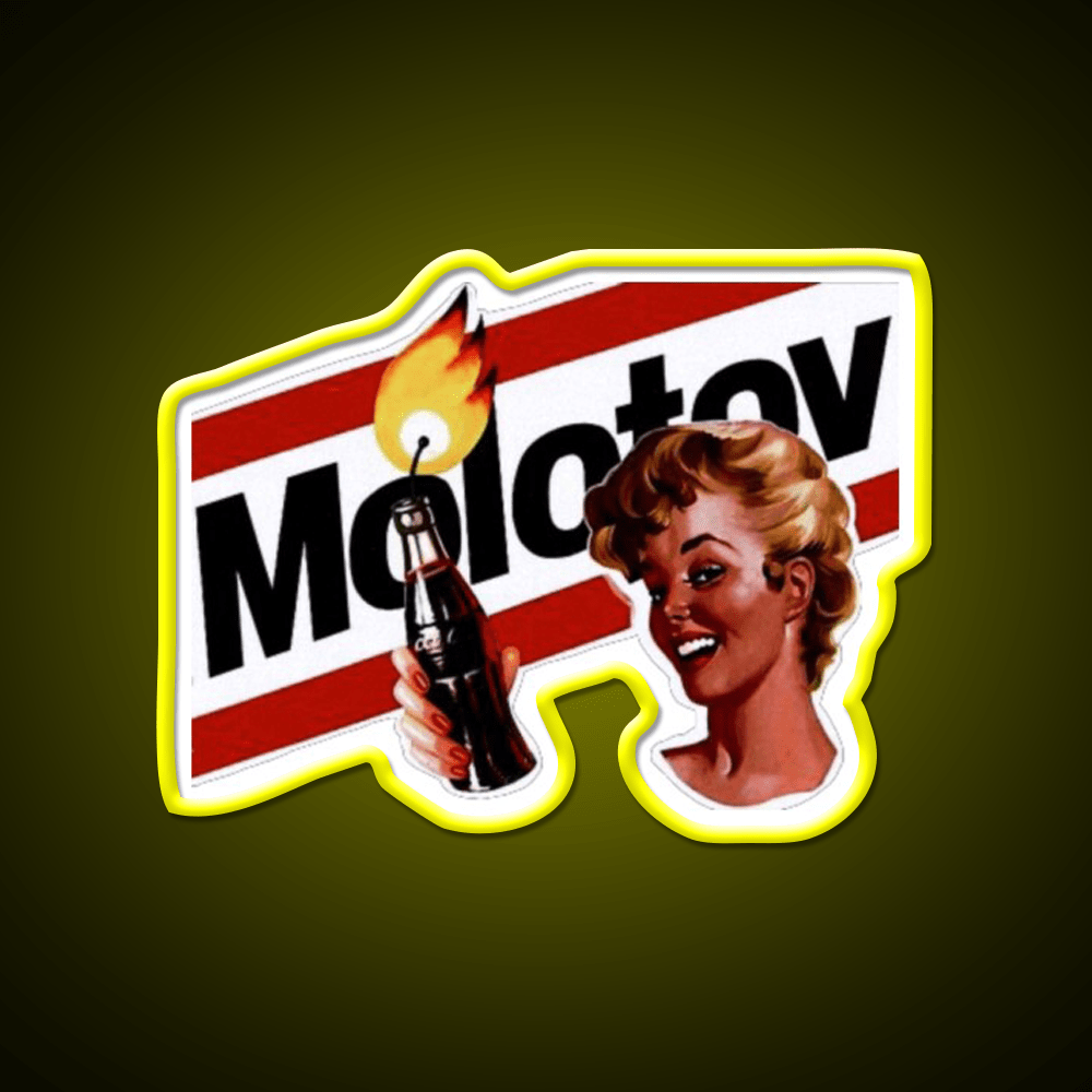 Molotov Cocktail Bar Decor Led Neon Sign Rgb Color - Shineneon