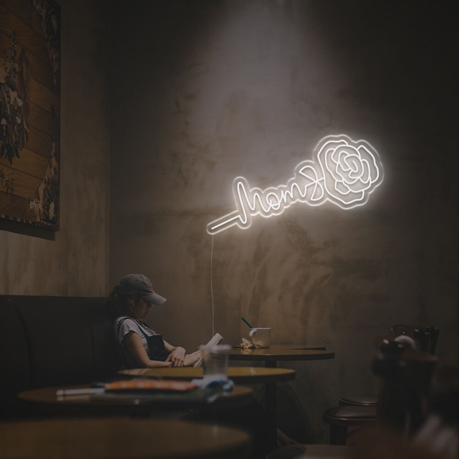 Mom Rose Led Neon Sign | Shineneon