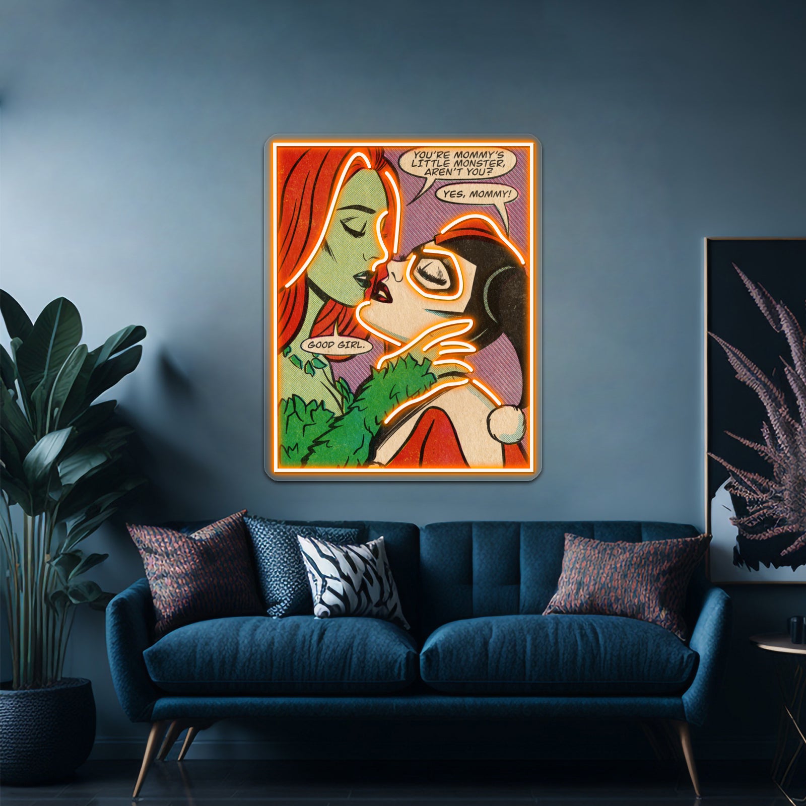 Mommys Little Monster Artwork Neon Wall Signs | Shineneon