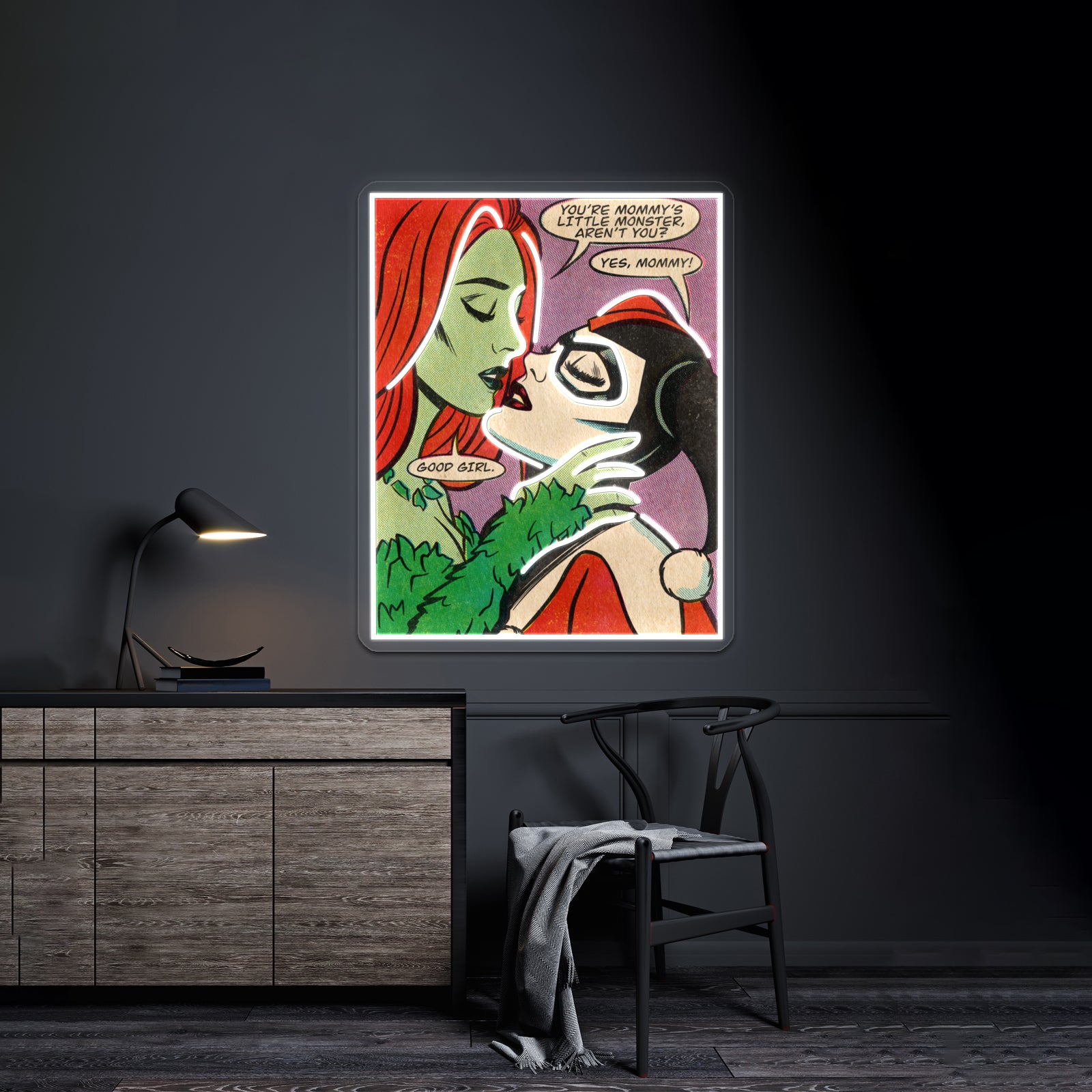 Mommys Little Monster Artwork Neon Wall Signs | Shineneon