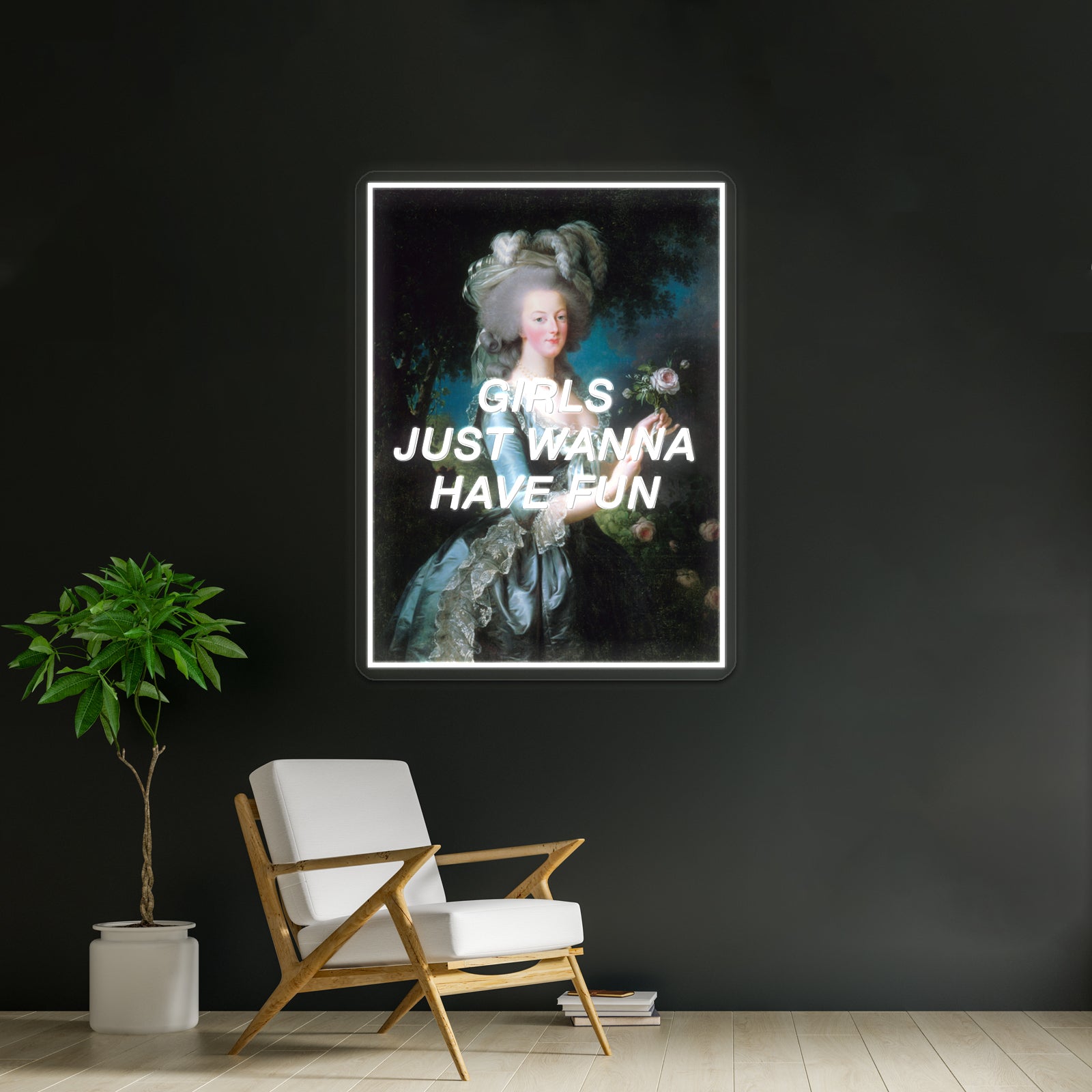 Monarchs Just Wanna Have Fun Artwork Neon Wall Signs | Shineneon