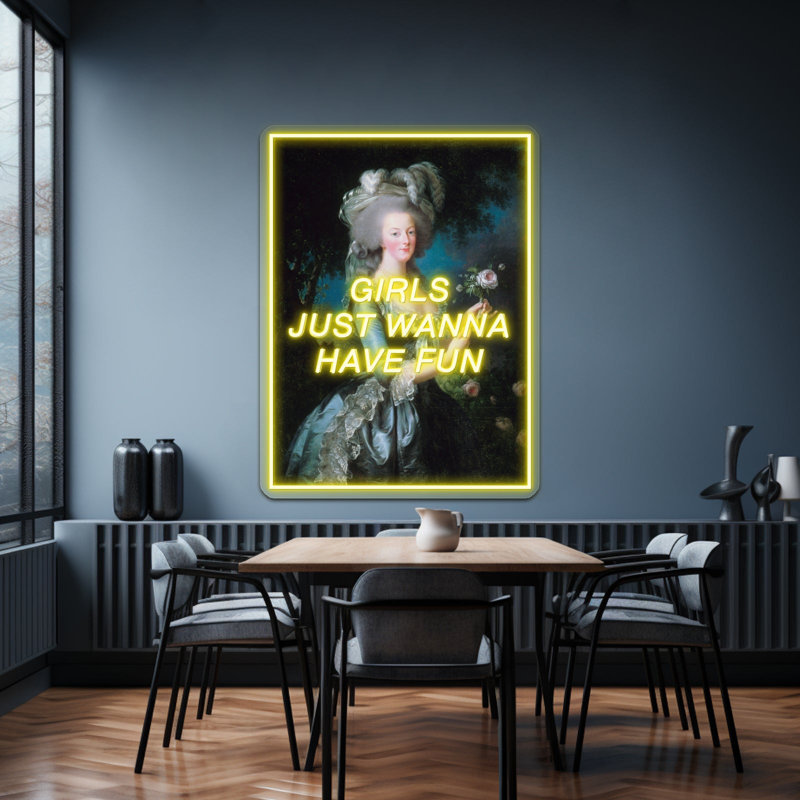 Monarchs Just Wanna Have Fun Artwork Neon Wall Signs | Shineneon