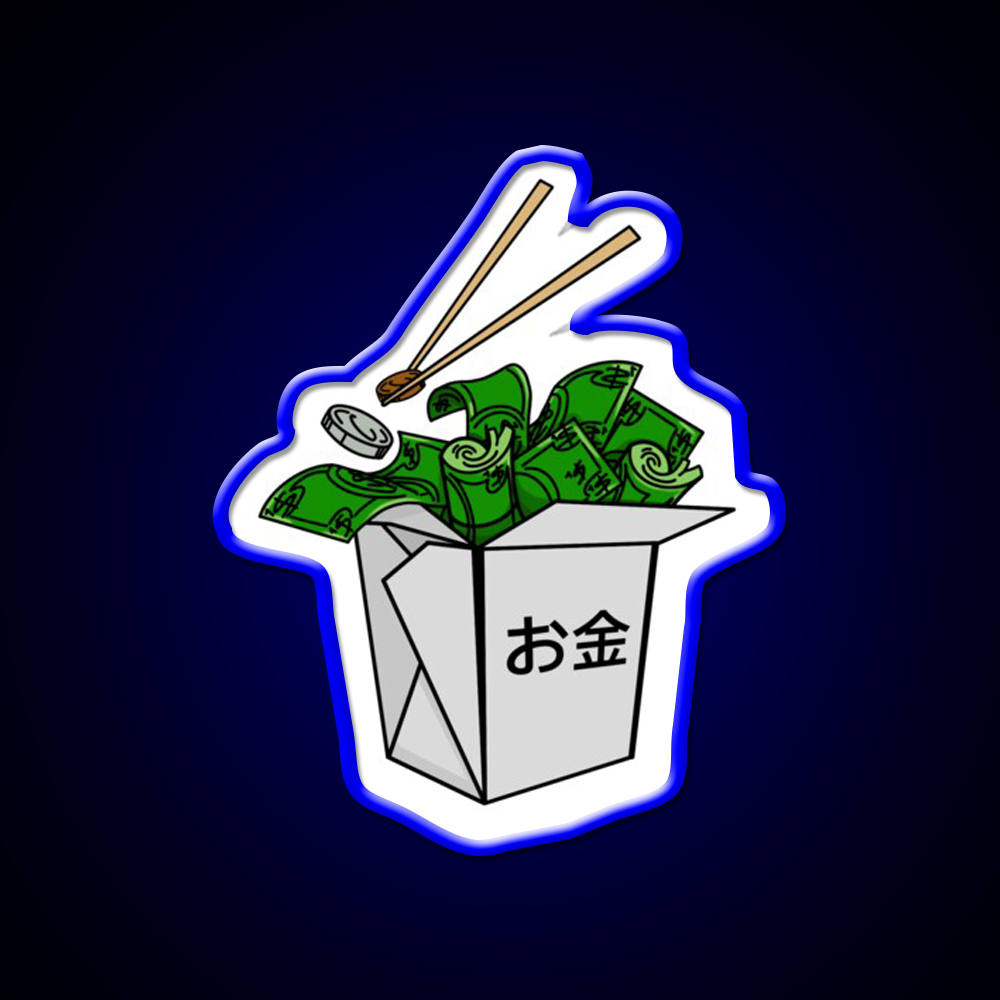 Money Hungry Led Neon Sign Chinese Food Rgb Color