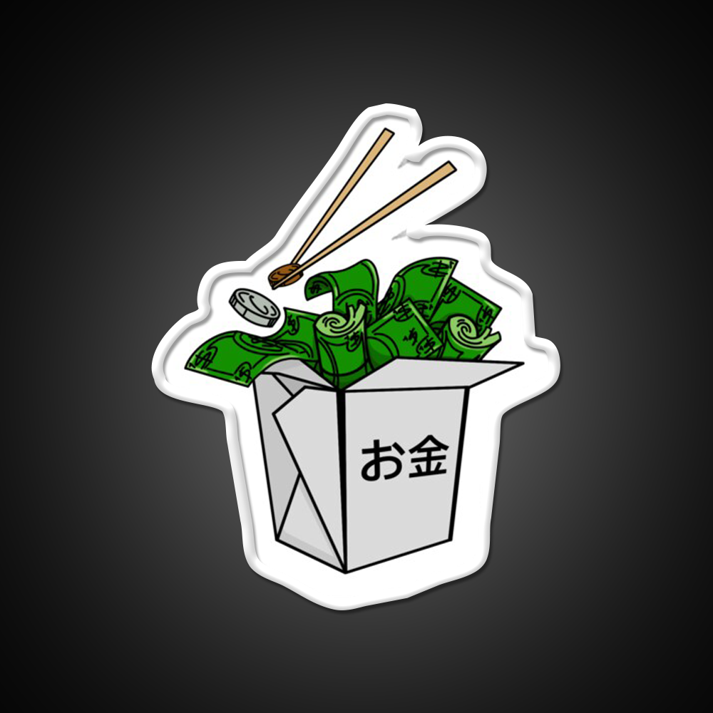 Money Hungry Led Neon Sign Chinese Food Rgb Color