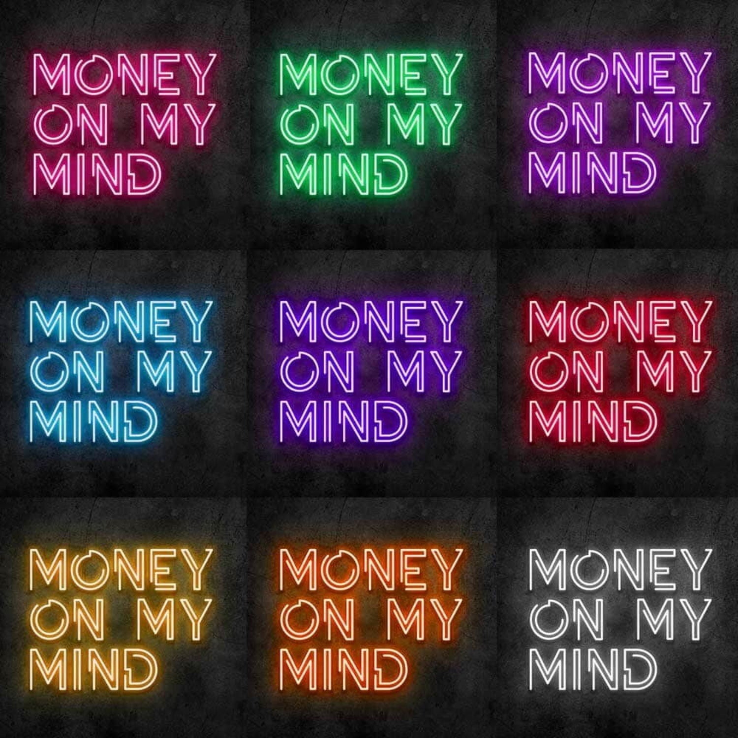 Money On My Mind Led Neon Sign | Shineneon