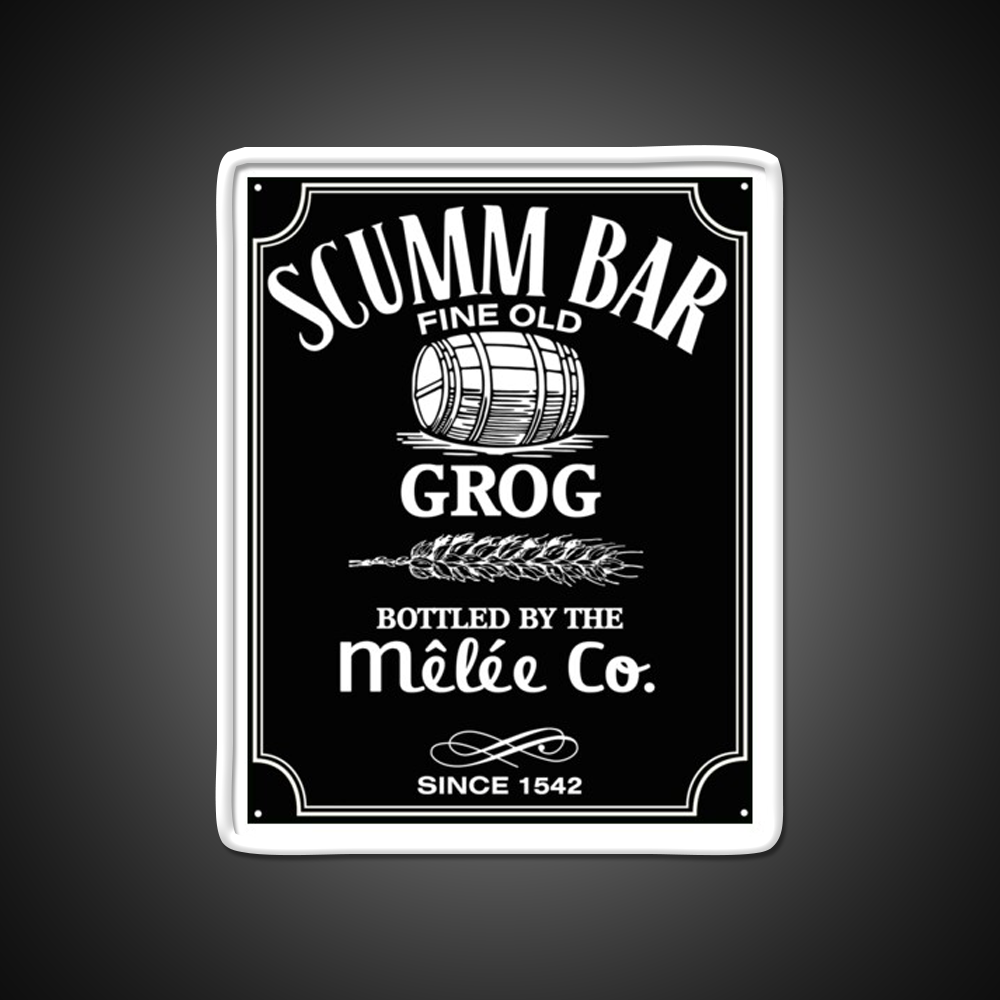 Monkey Island Scumm Bar Grog Gadgets Whiskey Drink Bar Led Neon Sign Rgb Color