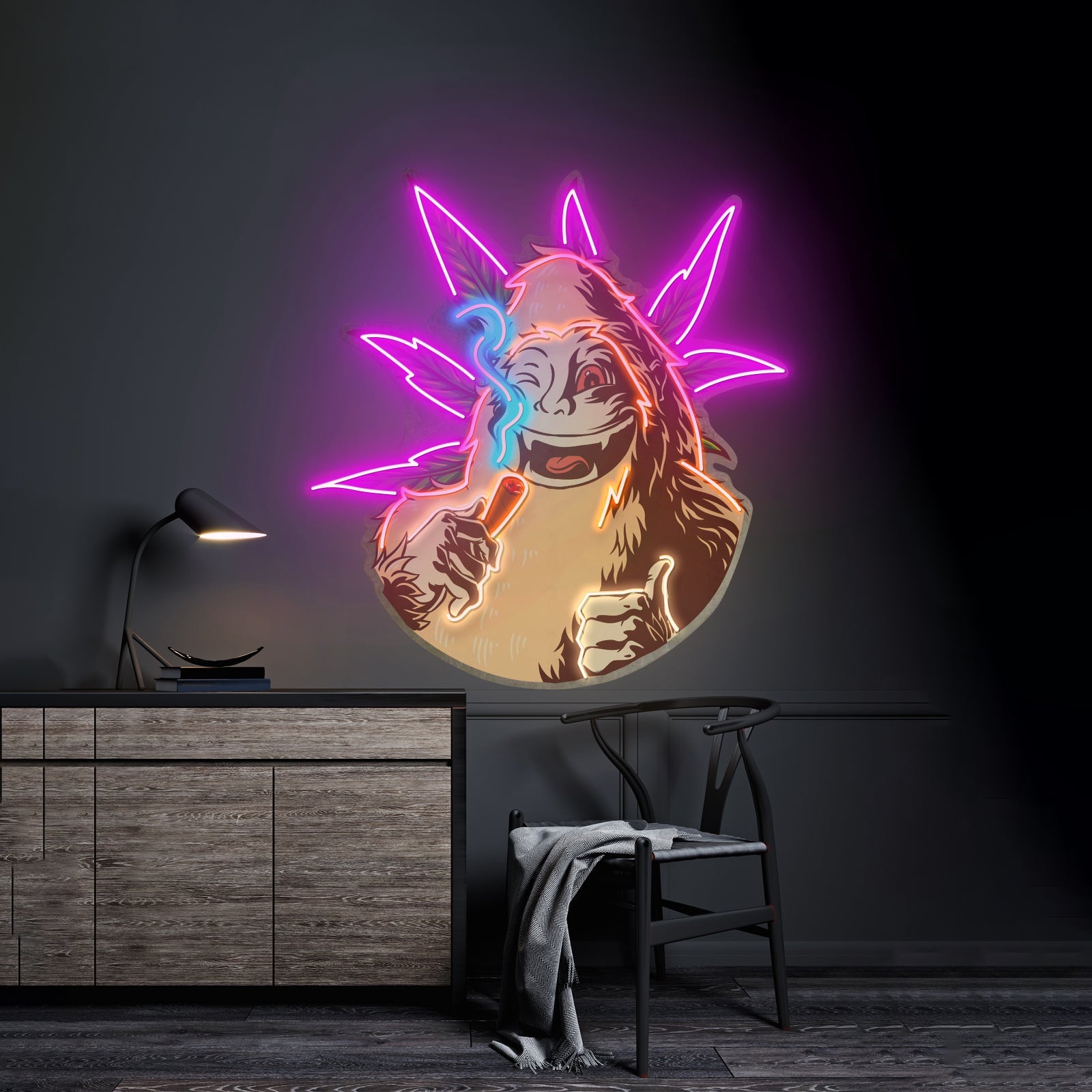 Monkey On Drugs Led Neon Sign Light Custom Led Signs - Shineneon