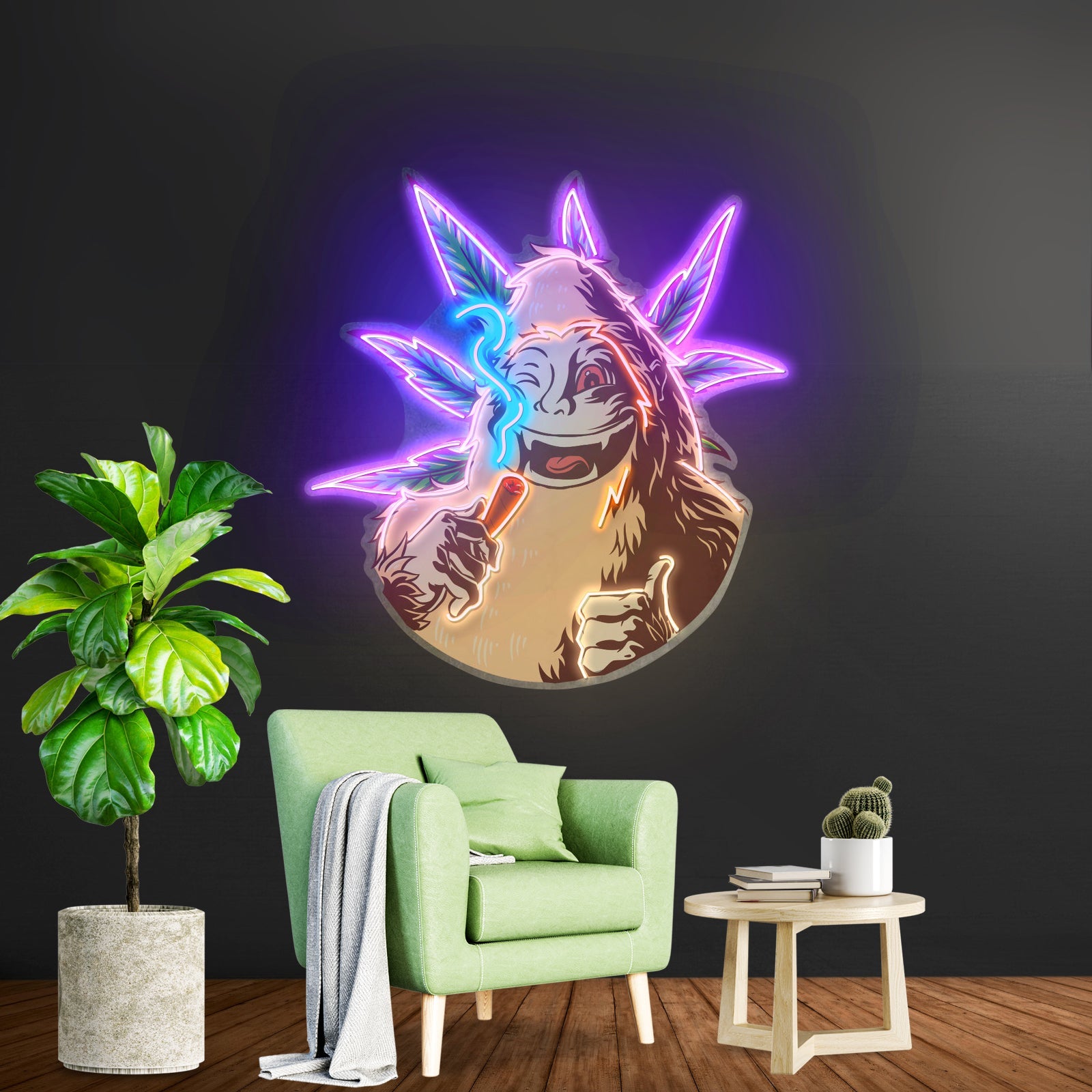Monkey On Drugs Led Neon Sign Light Custom Led Signs - Shineneon
