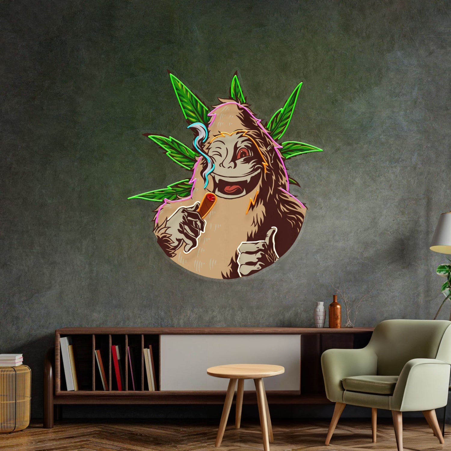 Monkey On Drugs Led Neon Sign Light Pop Art - Shineneon