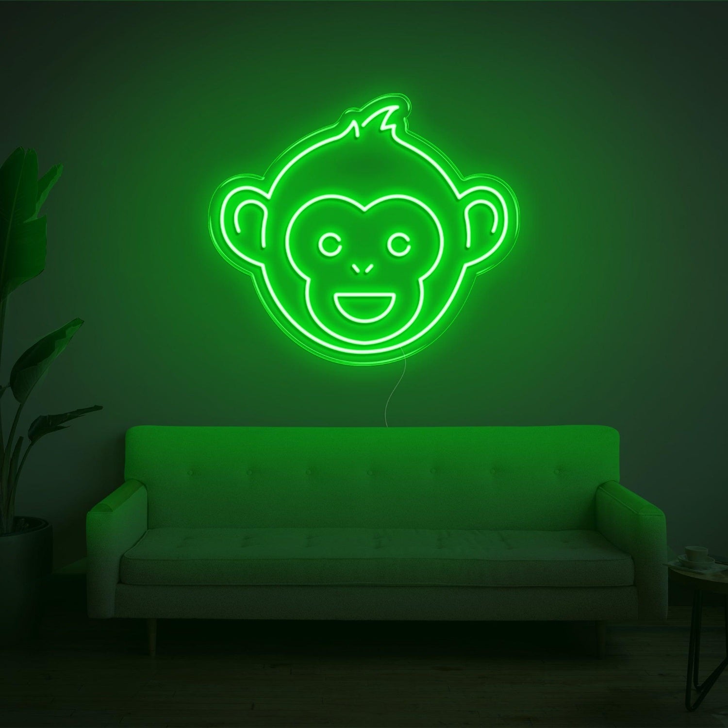 Monkey V2 Purple Cartoon Led Neon Sign For Living Room Kids Room Decor | Shineneon