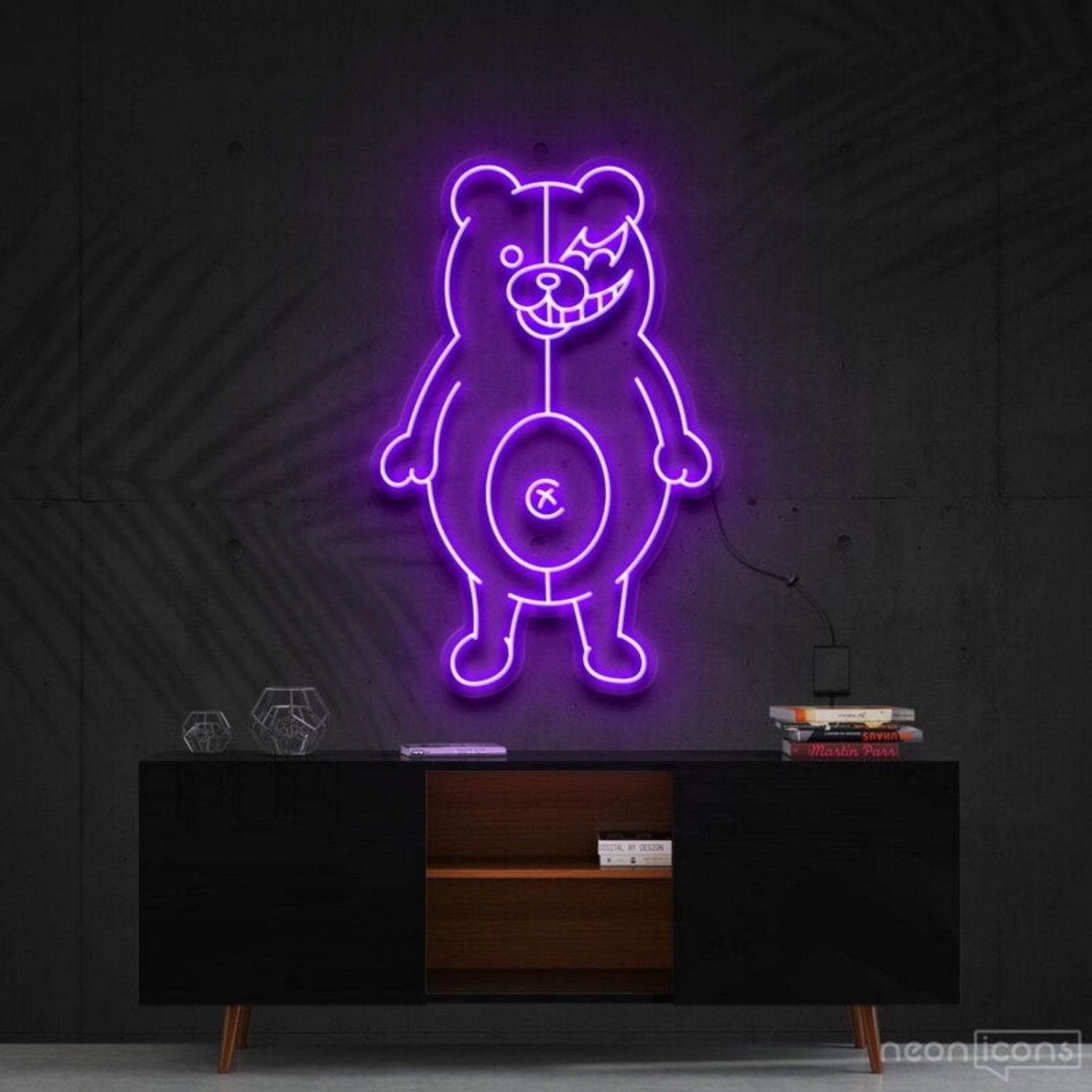Monokuma Danganronpa Led Neon Sign For Game Rooms | Shineneon