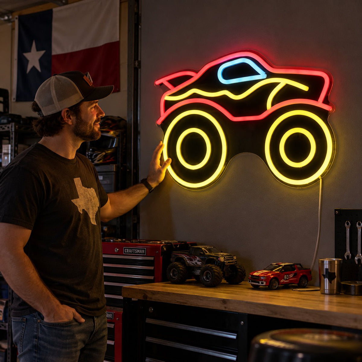 Monster Truck LED Neon Sign - Shineneon