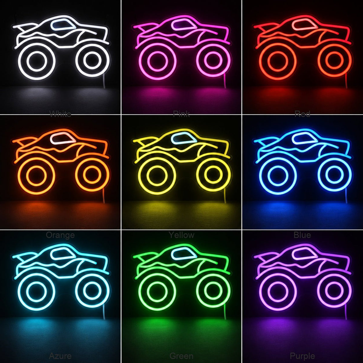Monster Truck LED Neon Sign - Shineneon