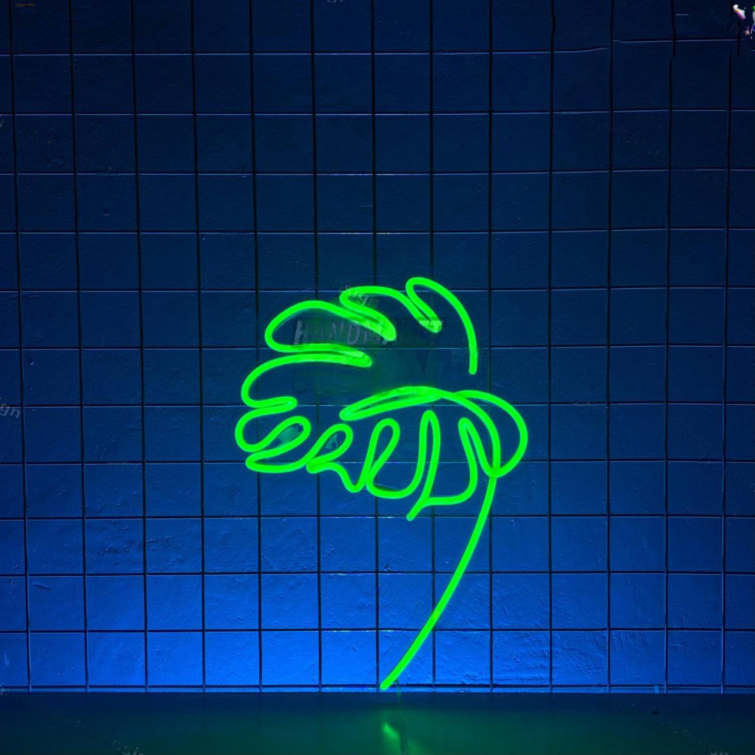 Monstera Leaf Led Neon Sign Home Decor | Shineneon