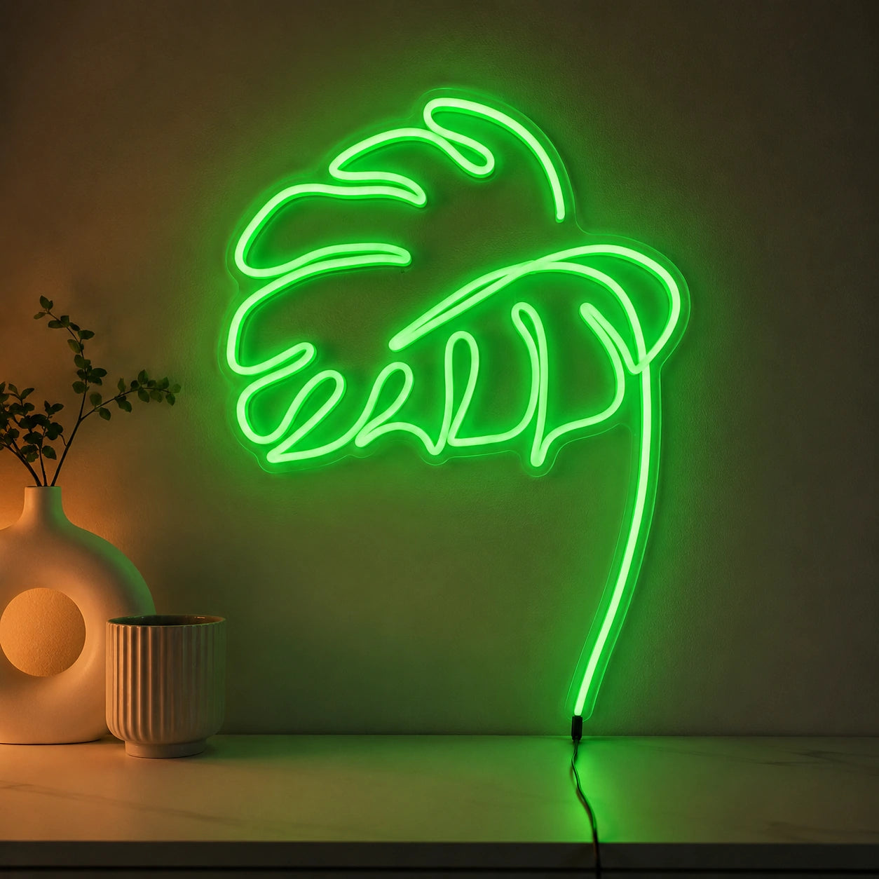 Monstera Leaf Neon Sign LED Neon Sign high-converting product image