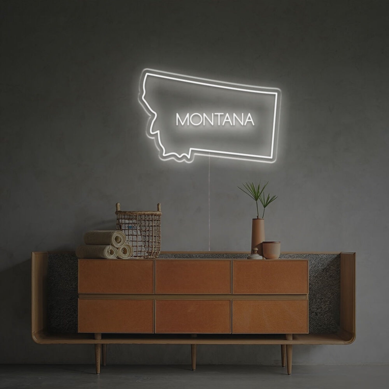 Montana State Outline Led Neon Sign Home Decor | Shineneon