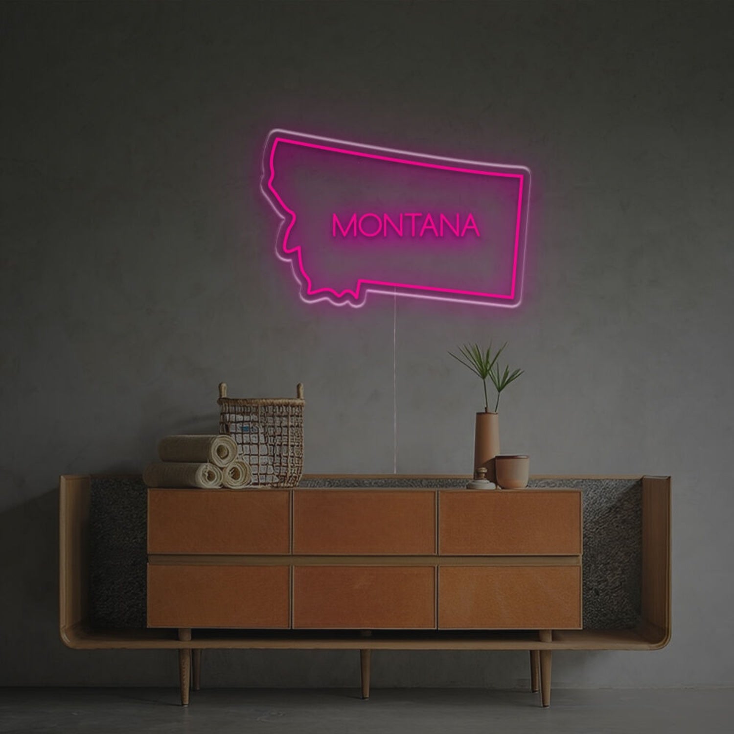 Montana State Outline Led Neon Sign Home Decor | Shineneon
