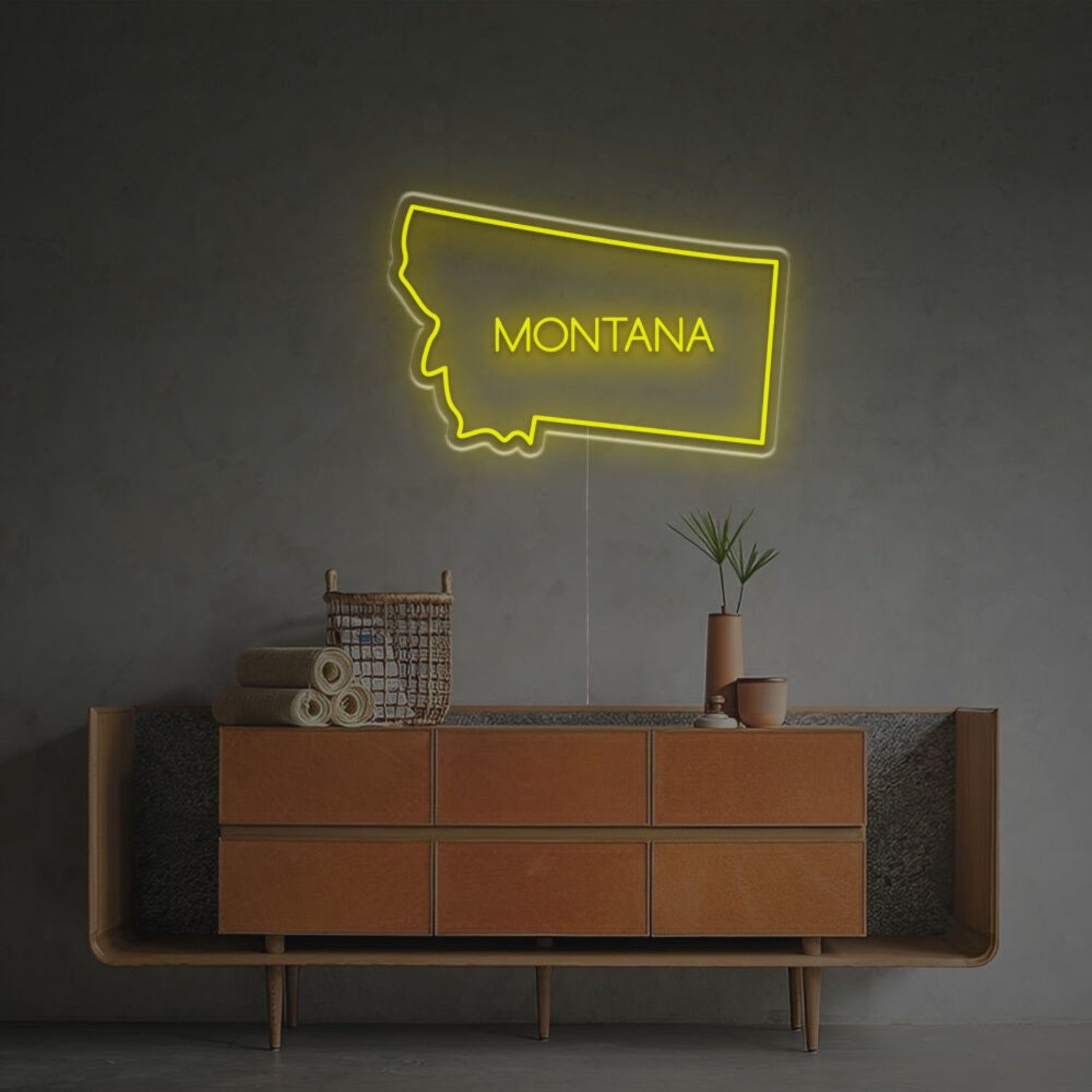 Montana State Outline Led Neon Sign Home Decor | Shineneon
