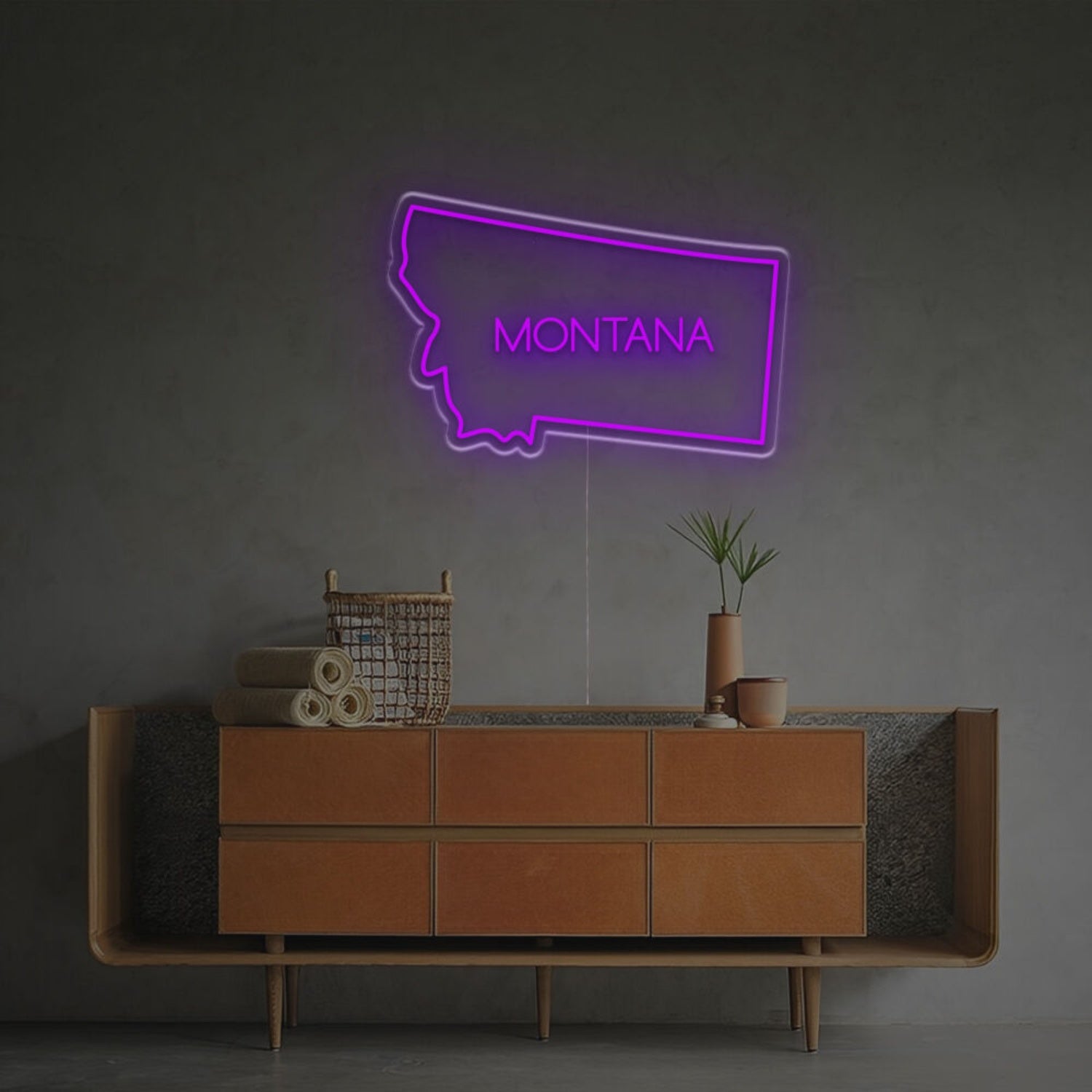 Montana State Outline Led Neon Sign Home Decor | Shineneon