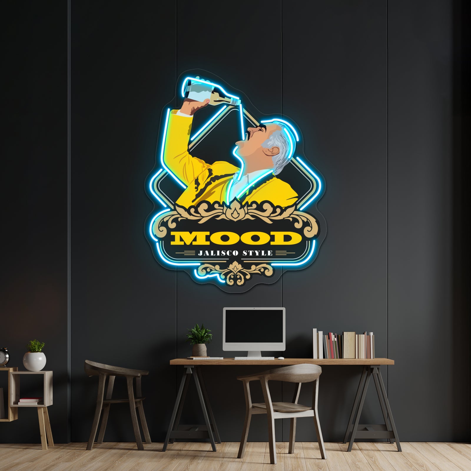 Mood Vicente Fernandez Artwork Neon Wall Signs | Shineneon