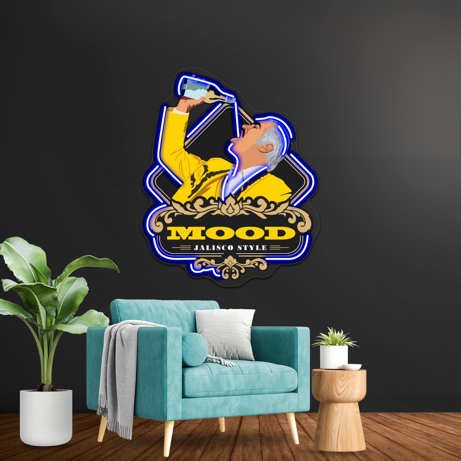 Mood Vicente Fernandez Artwork Neon Wall Signs | Shineneon