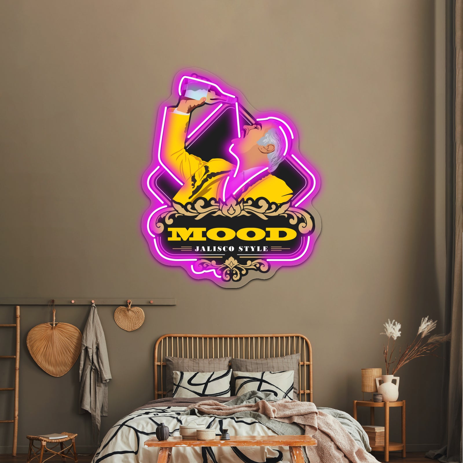 Mood Vicente Fernandez Artwork Neon Wall Signs | Shineneon