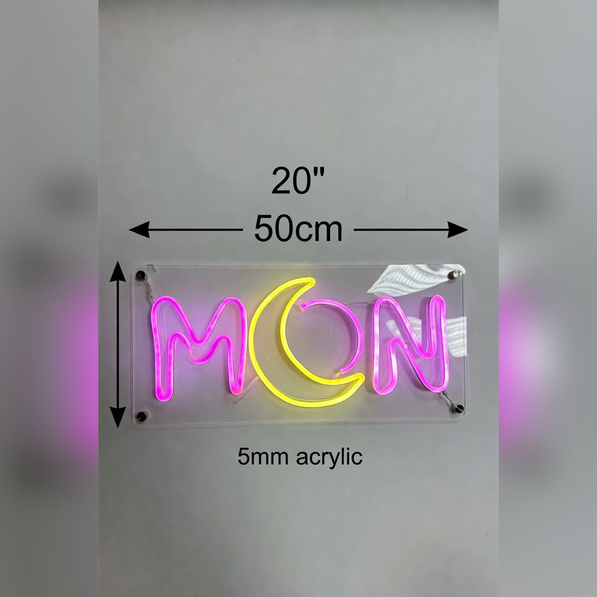 Moon LED Neon Sign Wall Decor - Shineneon
