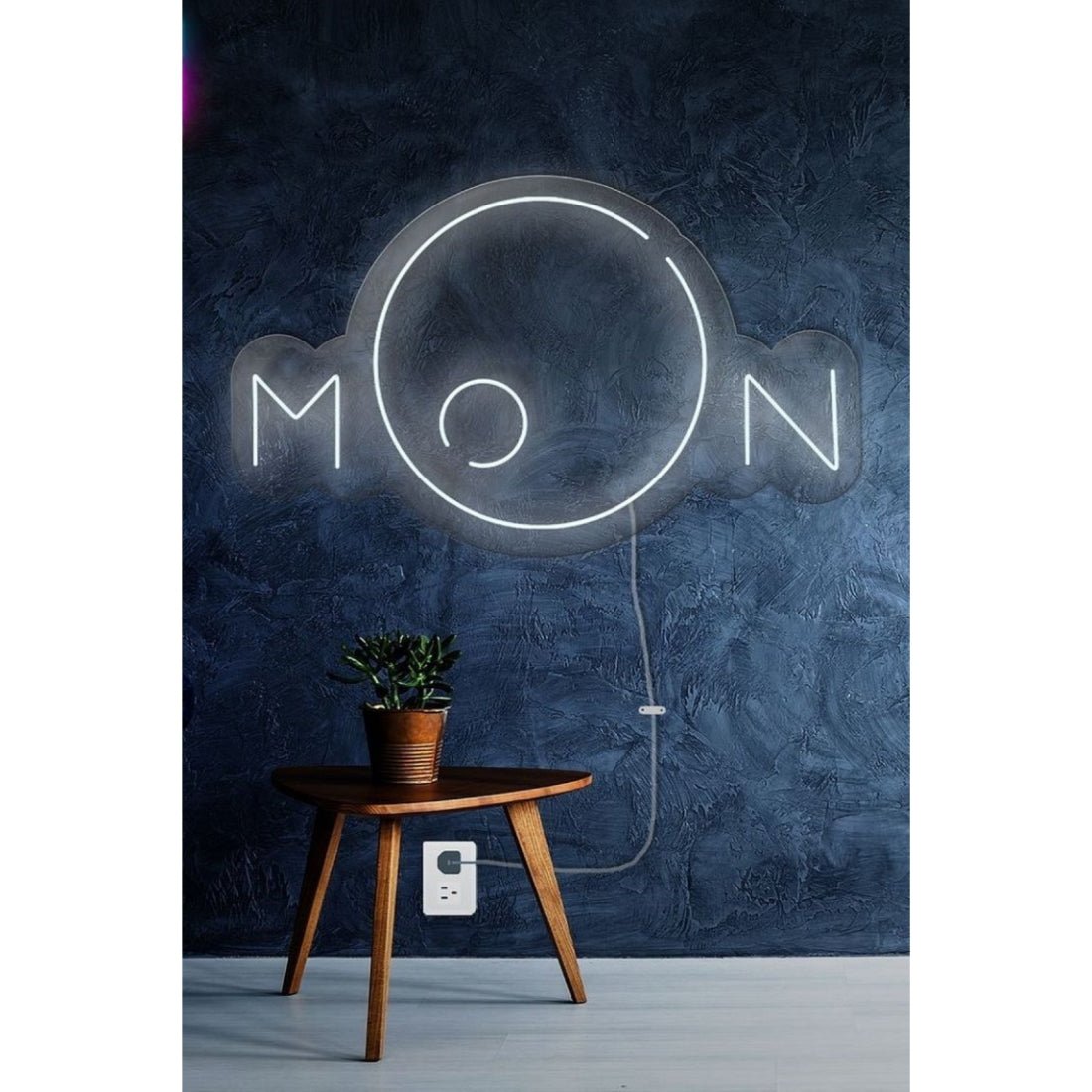 Moon Led Sign Business Neon Signs Wall Art - Shineneon