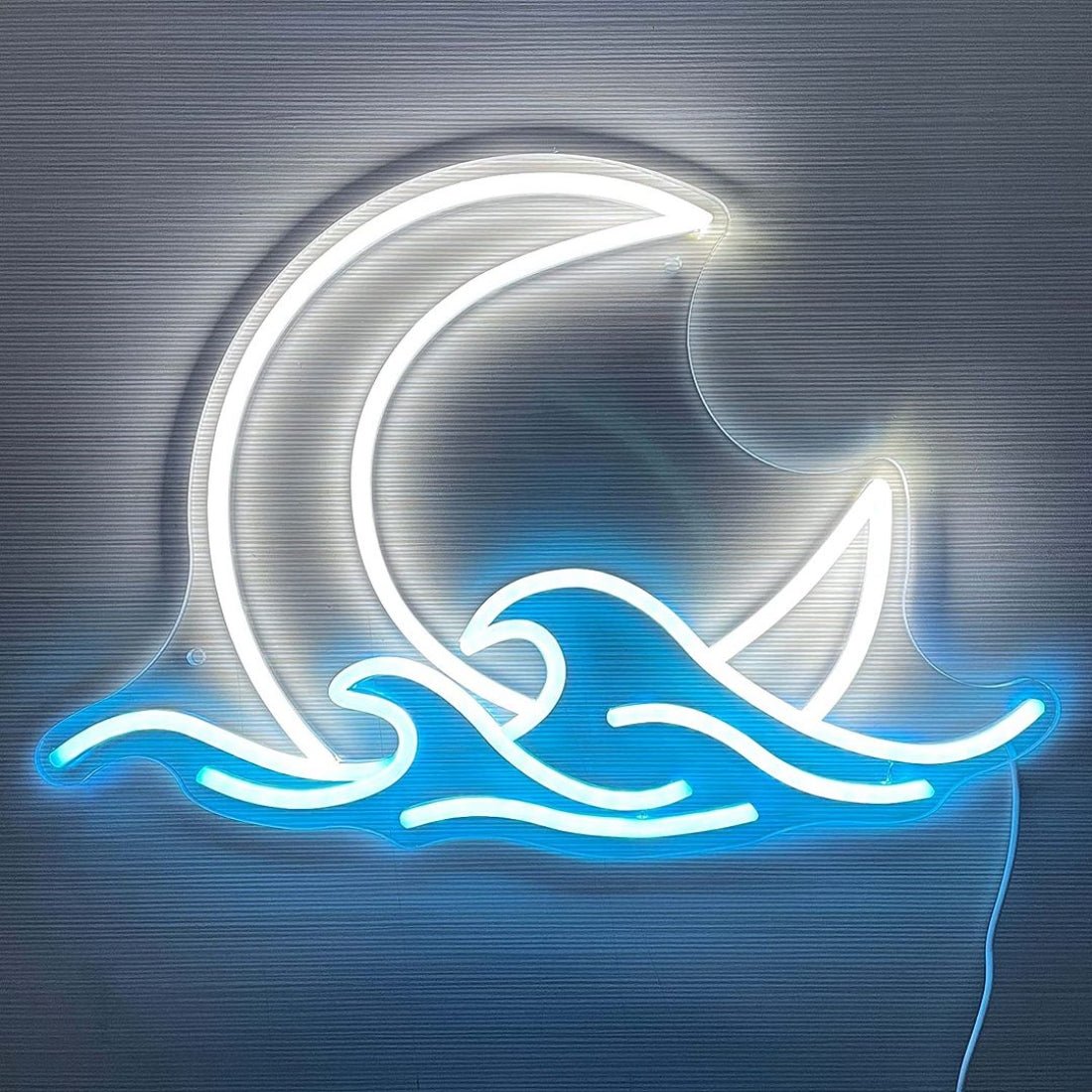 Moon Over Sea Led Sign Business Neon Sign - Shineneon
