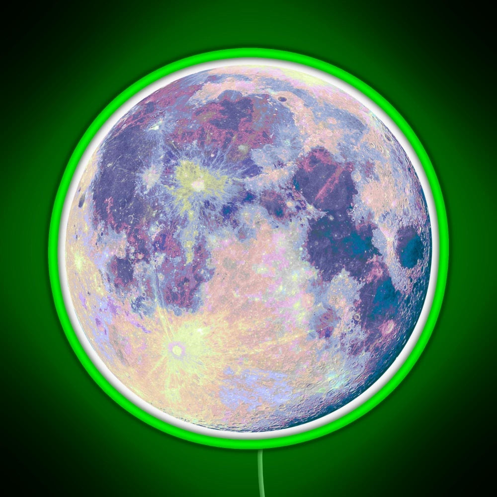 Moon Rgb Neon Sign For Bar Wall Decor - LED neon sign view 7