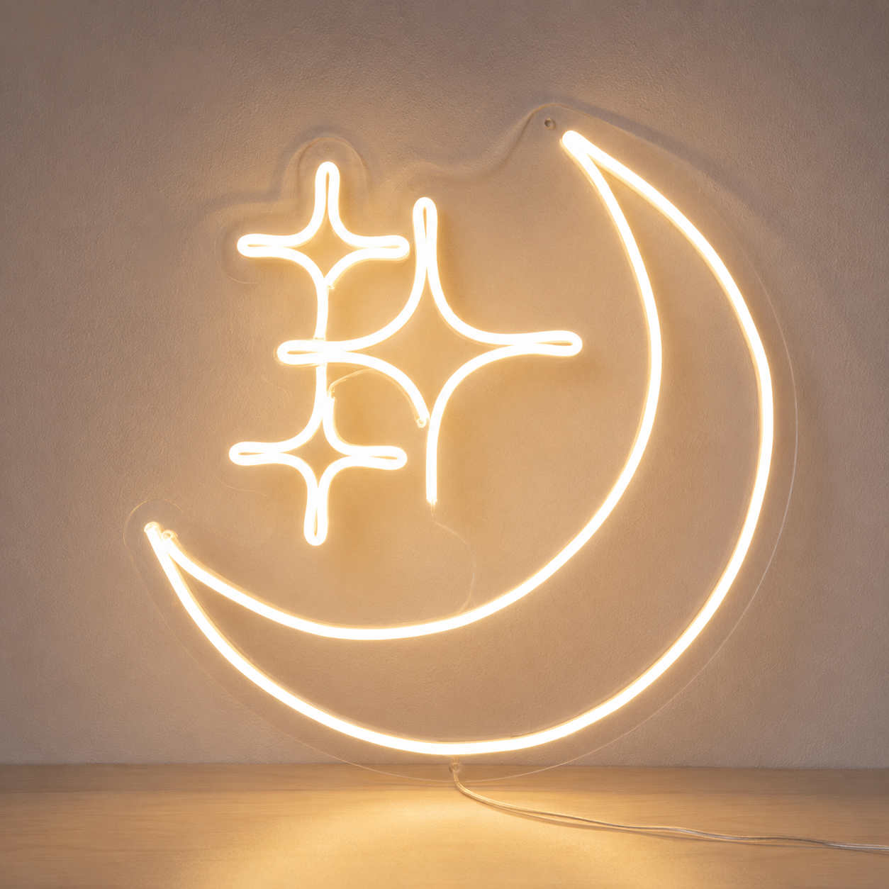 Moon Wall Decor LED Neon Sign main product image