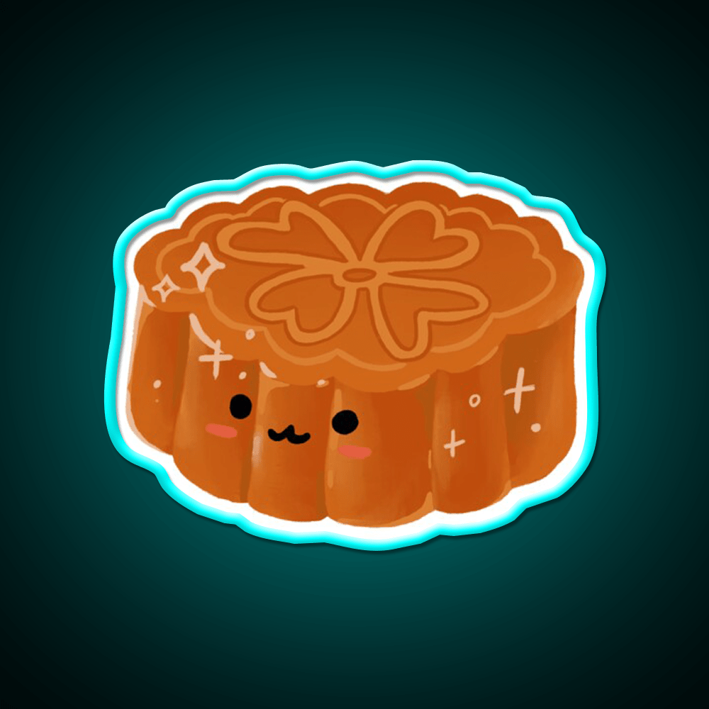 Mooncake Snack Food Led Neon Sign Rgb Color - Shineneon