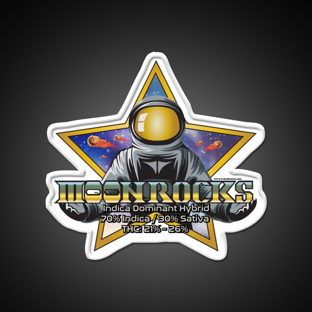 Moonrocks Strain Art Hemp Inspired Green Leaf Led Neon Sign Rgb Color - LED neon sign view 11