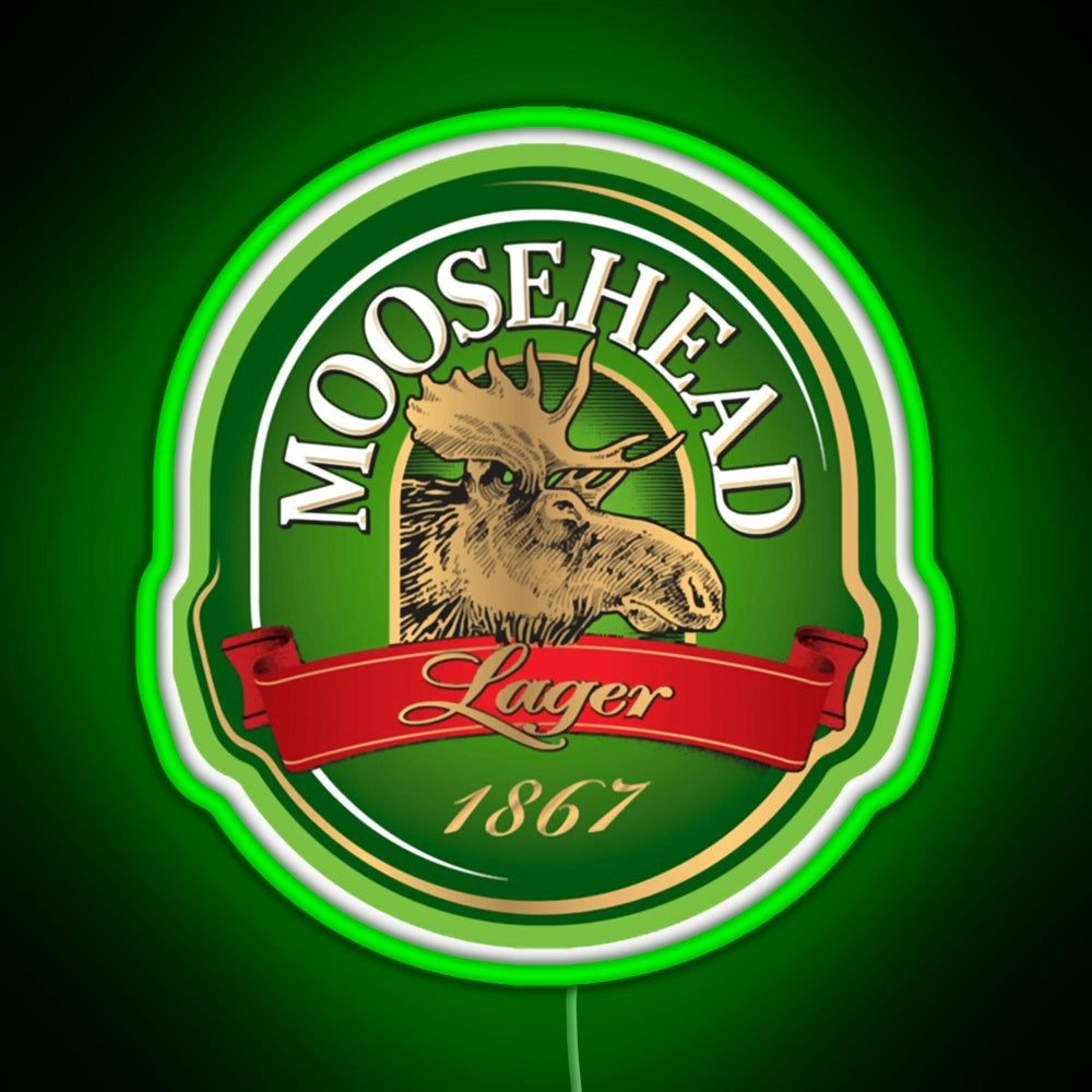 Moosehead Beer American Pale Ale Rgb Neon Sign