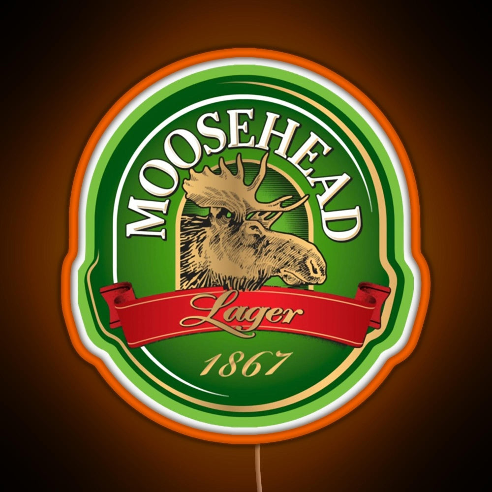 Moosehead Beer American Pale Ale Rgb Neon Sign