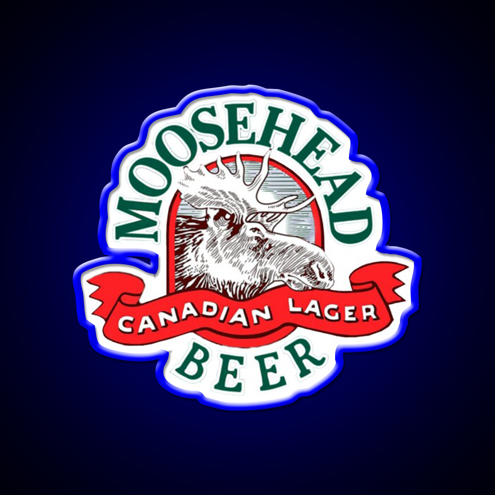 Moosehead Beer Mens Cool Canadian Lager Beer Bar Decor Led Neon Sign Rgb Color - LED neon sign view 5