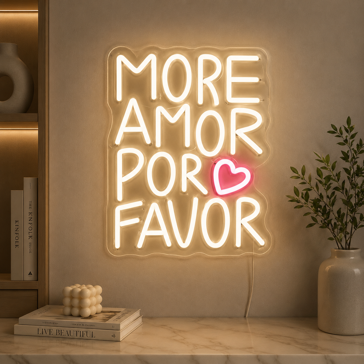 More Armor Porc Favor LED Neon Sign - 02 High-Converting Product Image