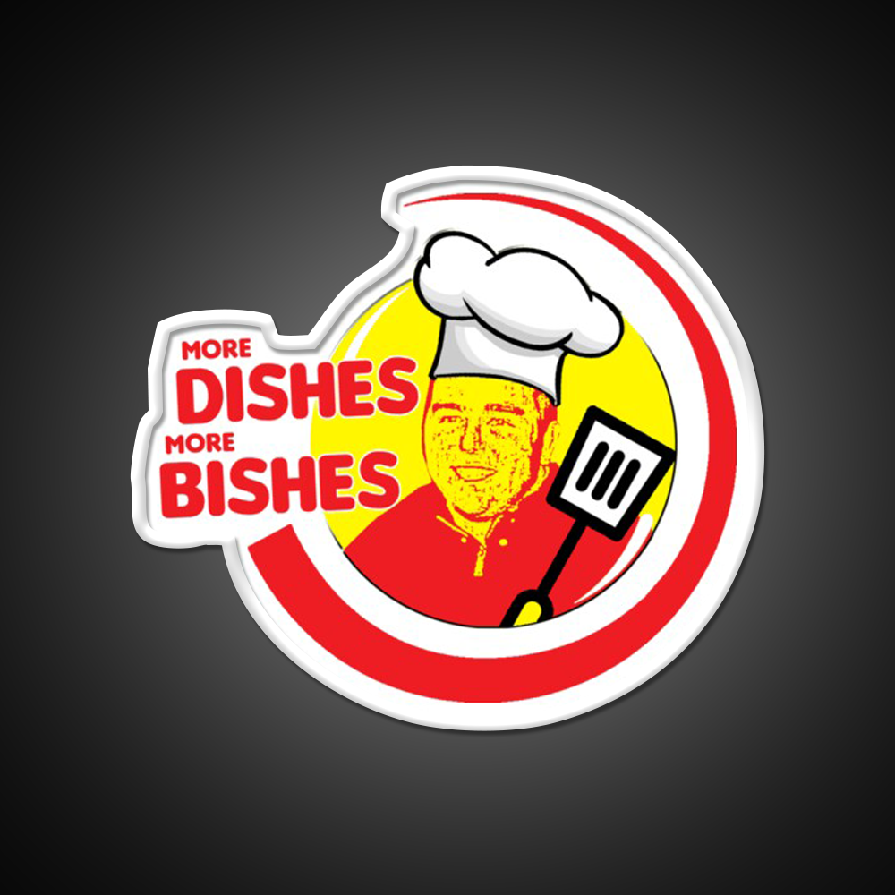 More Dishes More Bishes Gym Fitness Led Neon Sign Rgb Color