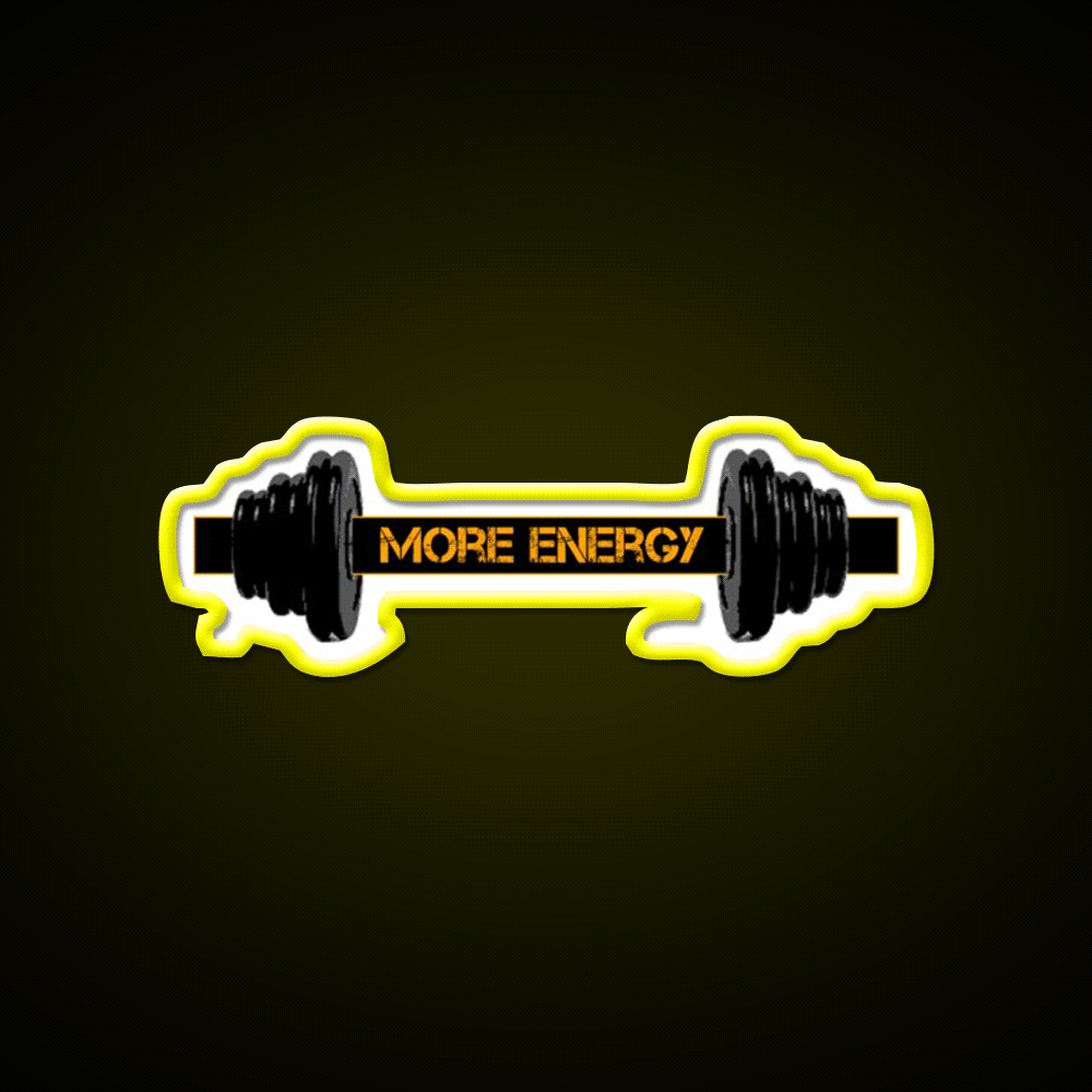 More Energy Gym Fitness Led Neon Sign Rgb Color