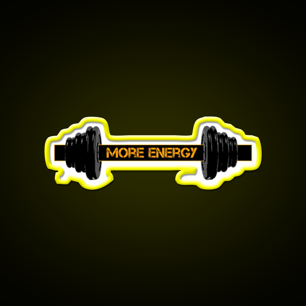 More Energy Gym Fitness Led Neon Sign Rgb Color