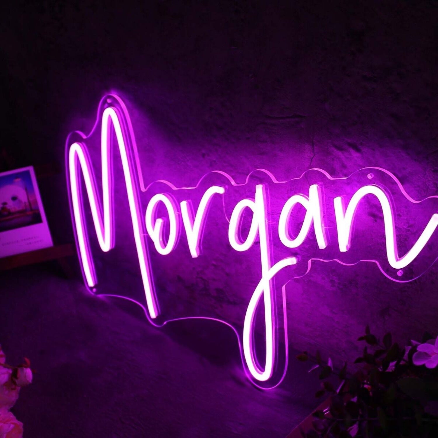 Morgan Purple Led Neon Sign - Shineneon