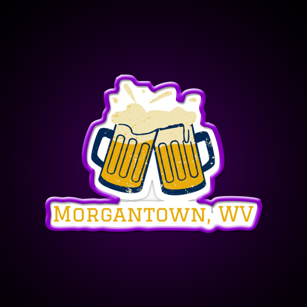 Morgantown Beer Bar Decor Led Neon Sign Rgb Color - LED neon sign view 9