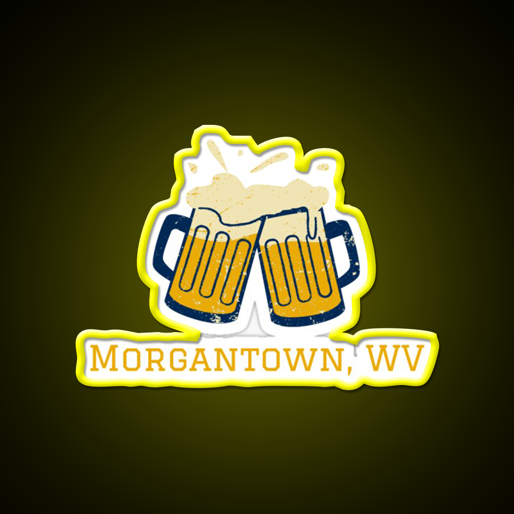 Morgantown Beer Bar Decor Led Neon Sign Rgb Color - LED neon sign view 7