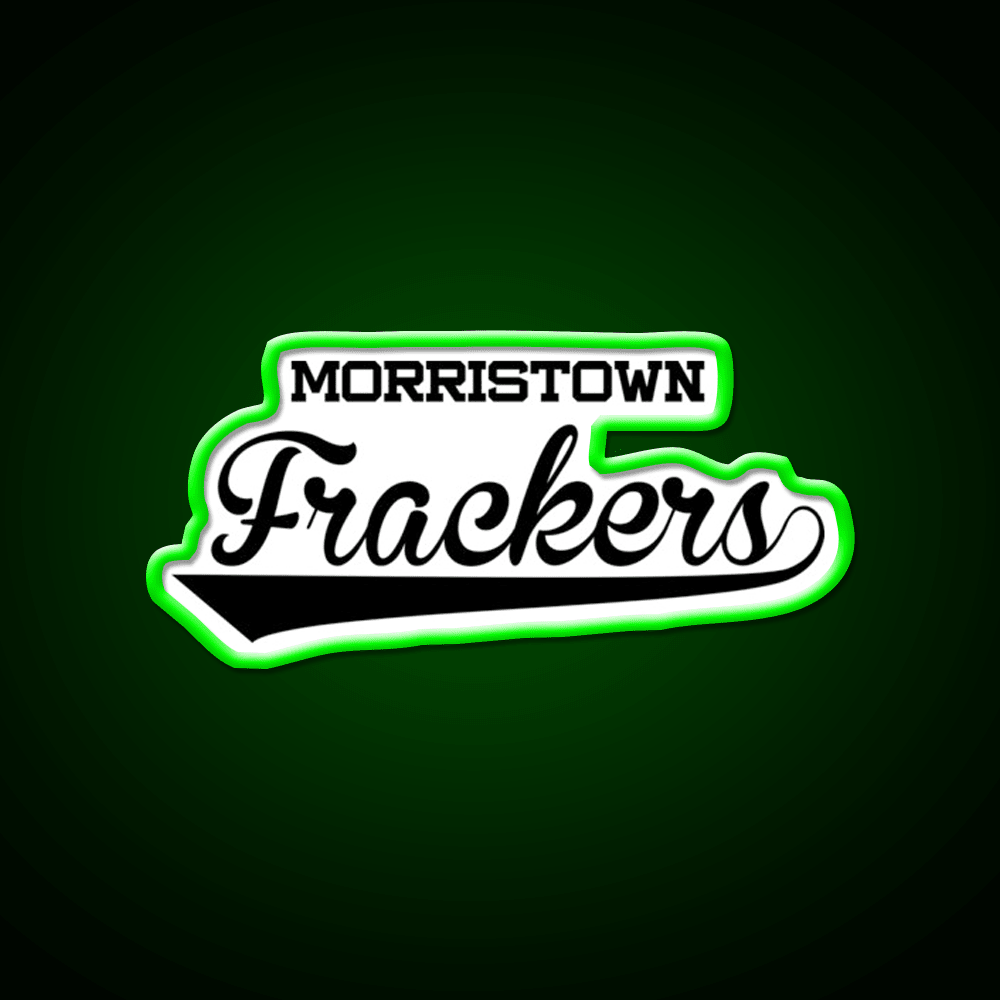 Morristown Frackers Brockmire Shirt Whiskey Drink Bar Led Neon Sign Rgb Color - Shineneon