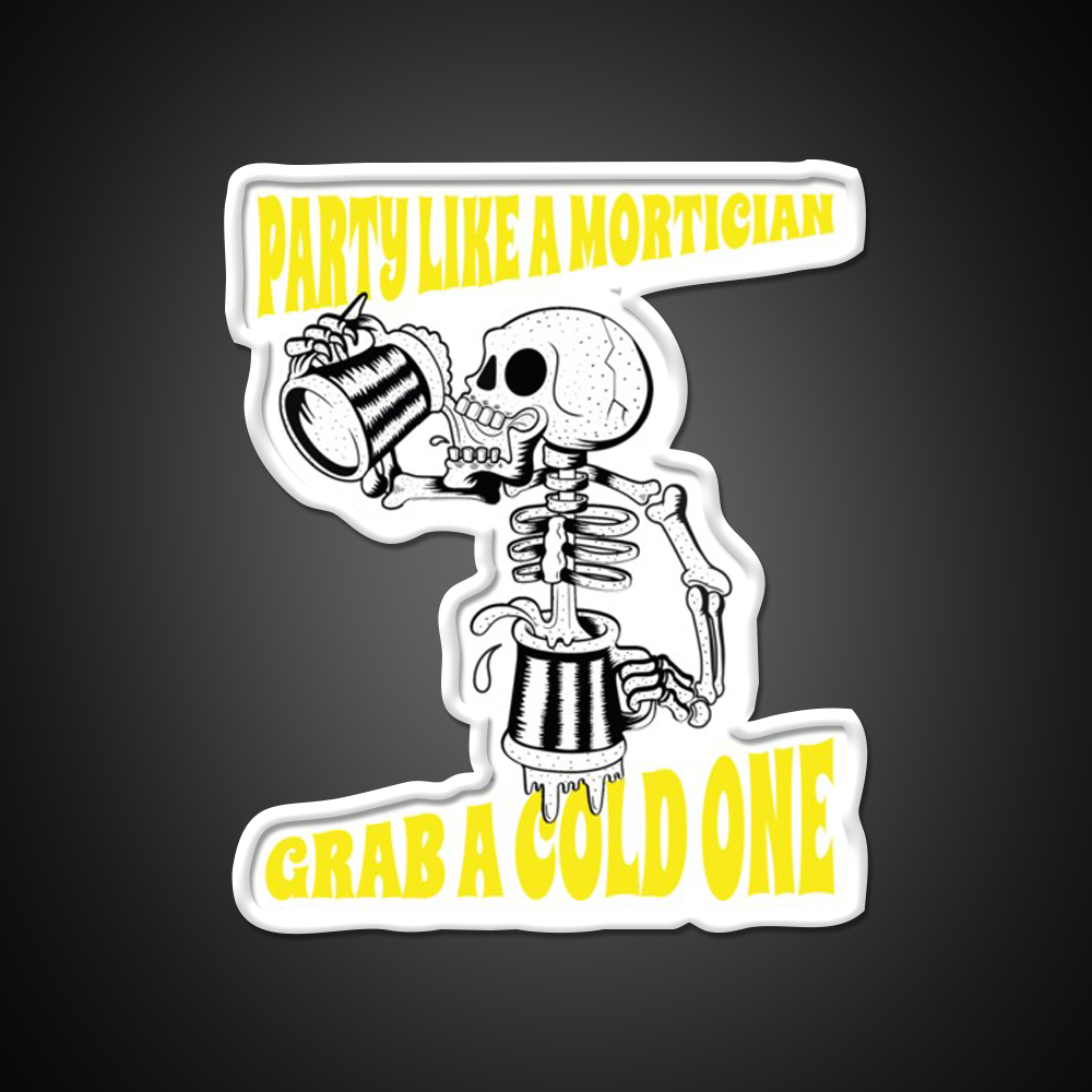 Morticians Mortuary Students And Beer Drinking Bar Decor Led Neon Sign Rgb Color - LED neon sign view 11