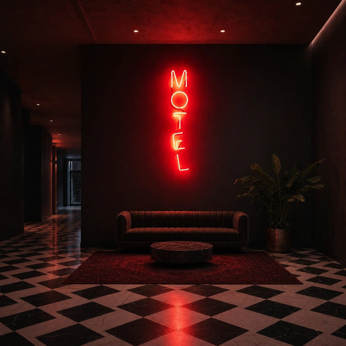 Motel Wall Decor LED Neon Sign Man Cave Neon Sign - Shineneon