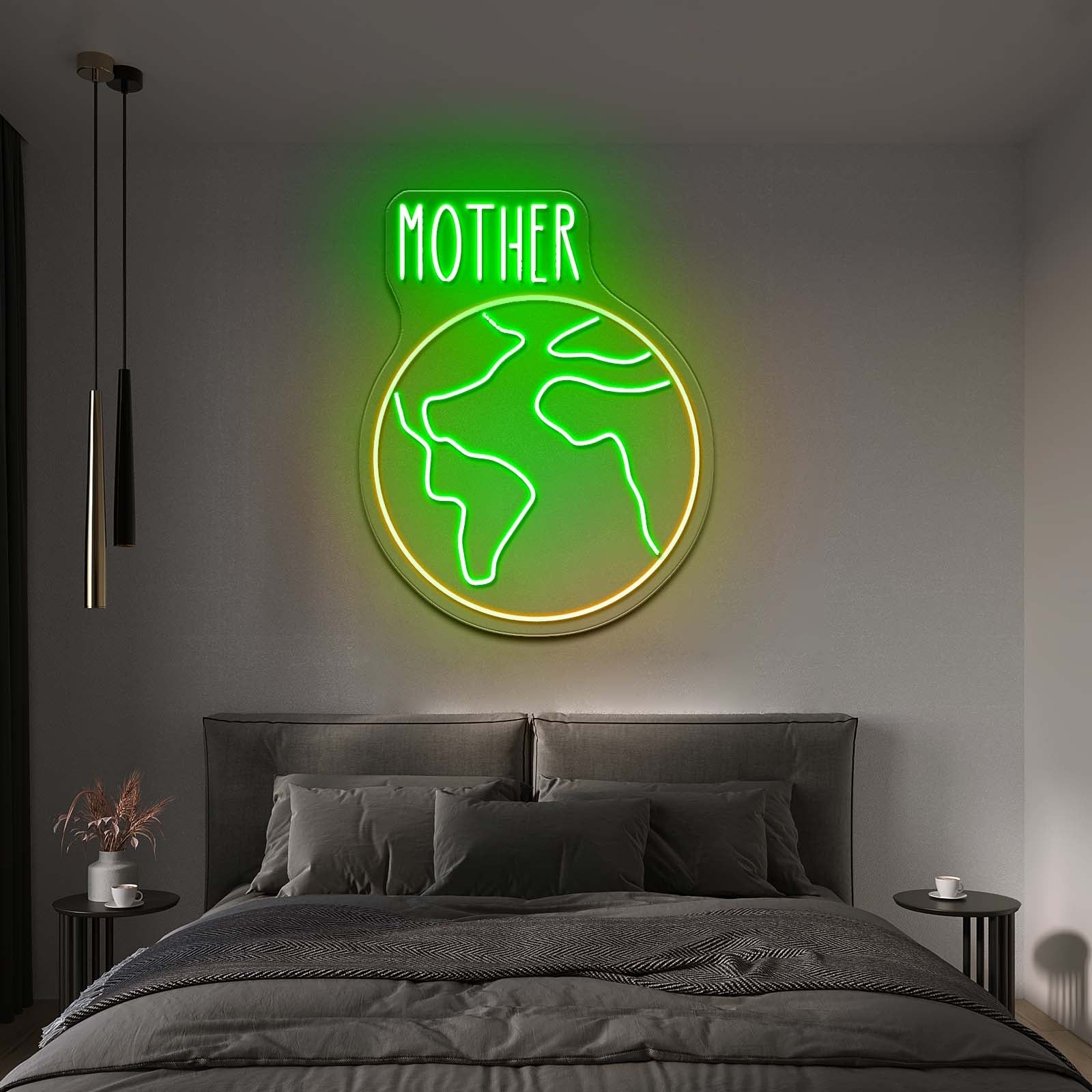 Mother Earth Aesthetic Neon Signs For Home Decor - Shineneon